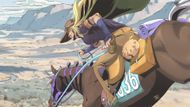 Gyro as seen in JoJo's Bizarre Adventure: Steel Ball Run (Image credit: Shueisha)